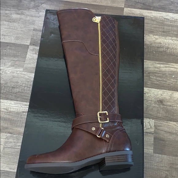 G by Guess haydin Leather Round Toe Knee High - Picture 5 of 10